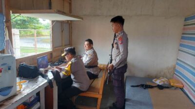 Cek Kantor Penyelenggara Pilkada, Wakapolres Touna Tekankan Personel Bekerja Dengan Baik