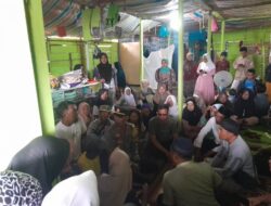 Wujud Kepedulian, Kapolsek Melayat Kerumah Warga Yang meninggal Dunia