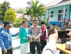 Hadir Dalam Pendistribusian MBG, Kapolres Touna Bersama Bupati Cek Prosesi MBG