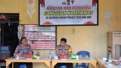 Tegas! Kapolres Touna Ancam PTDH Personel Terlibat Narkoba