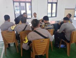 Bentuk Pengawasan, Tim Wasrik Itwasda Polda Sulteng Kunjungi Polres Touna
