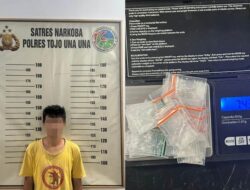 Sat Resnarkoba Polres Touna, Tangkap Pengedar Shabu Di Marowo