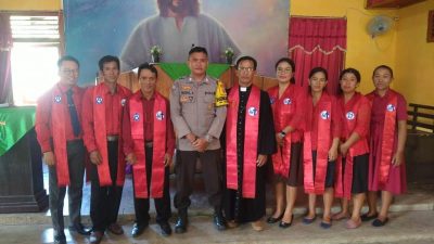 Polres Touna Amankan Ibadah Peringatan Hari Kenaikan Isa Almasih