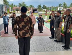 Berikan Arahan Penting Kalapas Ampana Pimpin Apel Pagi Pegawai