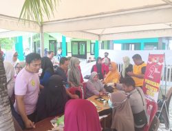 Sambut Hari Bhayangkara Ke-79, Polres Touna Periksa Kesehatan Gratis di acara Car Free Day