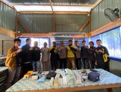 Hari Bhayangkara ke-79, Polres Touna Periksa Kesehatan Gratis Pengemudi Ojek Online