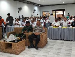 Kabag Ops Polres Touna Hadiri Sosialisasi Dokumen Kajian Resiko Berencana