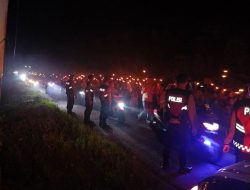 Polres Touna Terjunkan Ratusan Personel Amankan Malam Takbir Idul Adha 1446 H