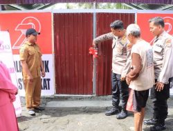 Kapolres Touna Resmikan MCK, Atasi Kesulitan Warga Dusun Banjar dalam Sanitasi