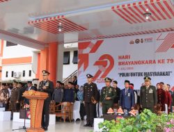 Peringatan Hari Bhayangkara ke-79, Polres Touna Gelar Upacara 