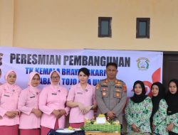 Peresmian Pembangunan Gedung TK Kemala Bhayangkari 13 Cabang Tojo Una Una di Hari Bhayangkara ke 79.