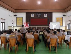 Polres Tojo Una Una Gelar Anev Kinerja Bhabinkamtibmas dan Matangkan Persiapan Penanaman Jagung Serentak