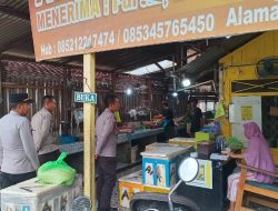 Sambang Kamtibmas, Sat Binmas Imbau Penjual Ayam Potong Jaga Kebersihan dan Keamanan