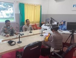 Operasi Patuh Tinombala 2025, Polres Touna Gencarkan Imbauan Lalu Lintas di Ampana Lewat RRI