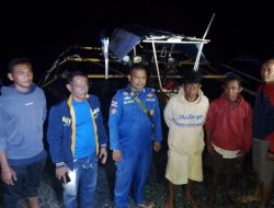 Drama Laut Tojo Una-Una: Dua Nelayan Hanyut Ditemukan Selamat Berkat Gerak Cepat Polairud