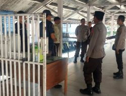Tingkatkan Profesionalisme, Sat Binmas Polres Tojo Una-Una Bina Satpam BNNK dan RSUD Ampana