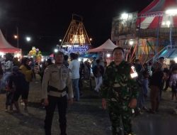 Polsek Ampana Kota dan Koramil 1307-05 Ratolindo Amankan Hiburan Malam “Hoya-Hoya” di Ampana Kota