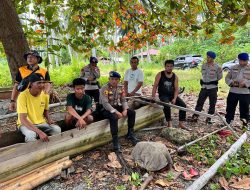 Cegah Bahaya Cuaca Ekstrem, Satpolairud Polres Touna Imbau Nelayan Waspada