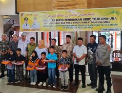 Sinergi Forkopimda Dukung Pendidikan, Wakapolres Mulyadi Jamin Keamanan Penyaluran Bantuan di Touna