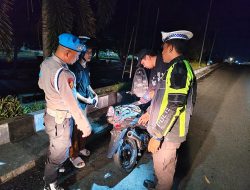 Patroli KRYD Polres Tojo Una-Una Amankan Sajam dan Knalpot Brong