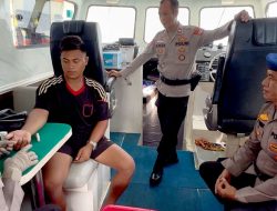 Satpolairud Polres Touna Gelar Klinik Apung, Beri Pelayanan Kesehatan untuk Nelayan