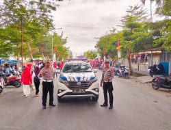 Polres Touna Sukses Amankan Karnaval Budaya HUT RI ke-80