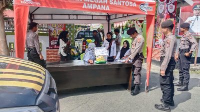 Sat Samapta Polres Touna Gelar Patroli di Wilayah Ampana-Ratolindo, Jamin Keamanan Warga