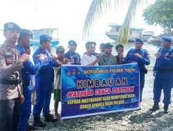 Satpolairud Turun ke Pesisir, Warga Touna Diimbau Waspada Cuaca Ekstrem