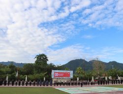 Semangat Persatuan di HUT RI ke-80, Polres Touna Gelar Upacara Khidmat