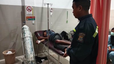 Laka Lantas di Jalan Trans Sulawesi, Pengendara Motor Luka Serius