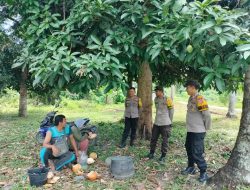 Wujudkan Touna Aman, Kapolsek Ampana Kota Ingatkan Warga Tangkal Hoaks dan Knalpot Bising