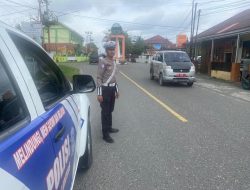 Patroli “Blue Light Patrol” Sukses, Kasat Lantas Polres Touna: Lalu Lintas Aman Terkendali