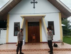 Patroli Rutin Polsek Ampana Kota Ciptakan Rasa Aman bagi Umat Beribadah