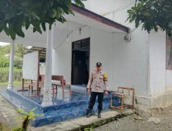 Hadir di Tengah Jemaat, Polsek Ulubongka Pastikan Ibadah Minggu Berjalan Aman
