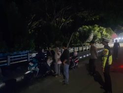 Cegah Kejahatan, Polres Touna Rutin Gelar Patroli Dialogis Hingga Malam Hari