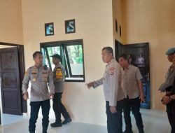 Kapolres Touna Tinjau Pembangunan Asrama dan Rumah Dinas Polsek Ulubongka