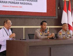 Tingkatkan Data Pangan, Polres Touna-BPS Latih Bhabinkamtibmas Gunakan Aplikasi FASIH