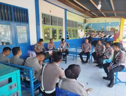 Satlantas Polres Touna Gelar Anev, Tekankan Disiplin dan Pelayanan Humanis