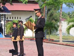 Jaga Jati Diri Bangsa, Polres Touna Peringati Hari Kesaktian Pancasila