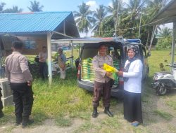 Hanya Rp 12.500/Kg! Polres Touna dan Bulog Poso Gelar Bazar Beras Premium di Ampana Tete