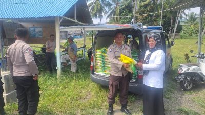 Hanya Rp 12.500/Kg! Polres Touna dan Bulog Poso Gelar Bazar Beras Premium di Ampana Tete