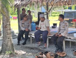 Ajak Tokoh Agama Jaga Lingkungan, Sat Binmas Polres Touna Gelar Silaturahmi Plus Baksos di Ponpes