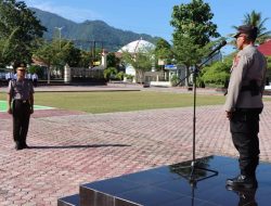 Dipimpin Wakapolres Kompol Mulyadi, Polres Touna Gelar Korps Raport Kenaikan Pangkat 1 November 2025