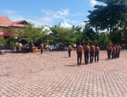 Di Touna, Pelajar Adu Mental dan Baris-Berbaris Dalam Kompetisi Polres