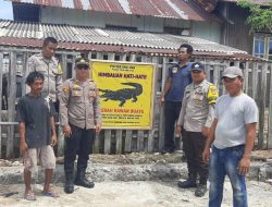 Prihatin Insiden Buaya Berulang, Polsek Una-Una Perkuat Peringatan di Wilayah Wakai