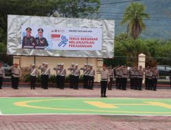Polres Touna Gelar Upacara Hari Pahlawan, Kapolres: Teladani Kesabaran dan Keikhlasan Pejuang