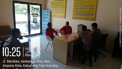 Cepat dan Tanpa Hambatan, Ka SPKT Ipda Rinto R. Abas Pimpin Pelayanan Prima di Touna