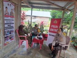 Dekatkan Diri ke Warga, Polsek Ulubongka Gelar Sambang Kesehatan dan Pengobatan Gratis