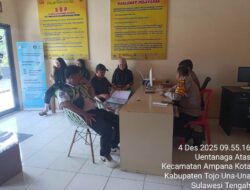 Wujudkan Layanan Maksimal, SPKT Polres Tojo Unauna Konsisten Beri Pelayanan Terbaik