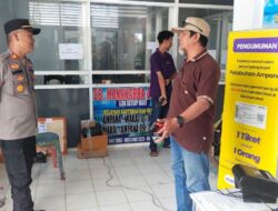Patroli Dialogis Polsek Ampana Kota Sasar Pelabuhan, Jamin Keamanan Transportasi Laut
